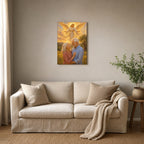 Anniversary Angel: room mockup, living room