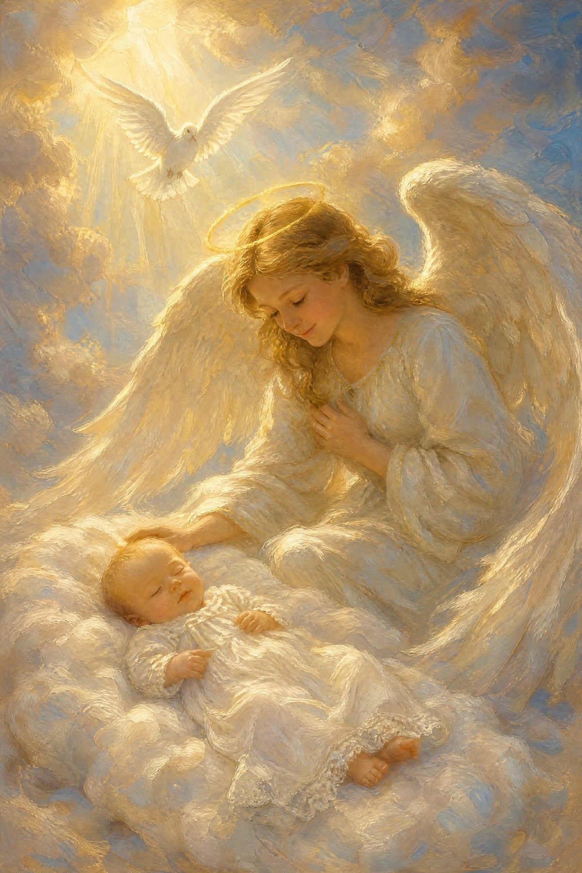 Baptism Blessing: sample painting 2