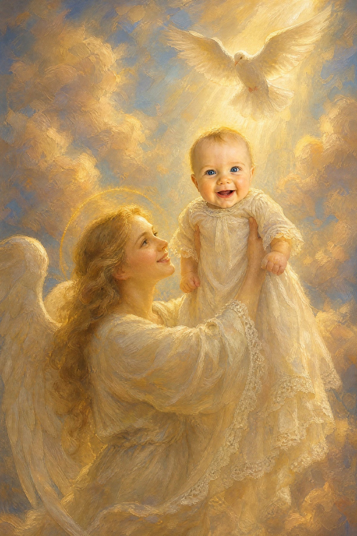 Baptism Blessing: sample painting 3