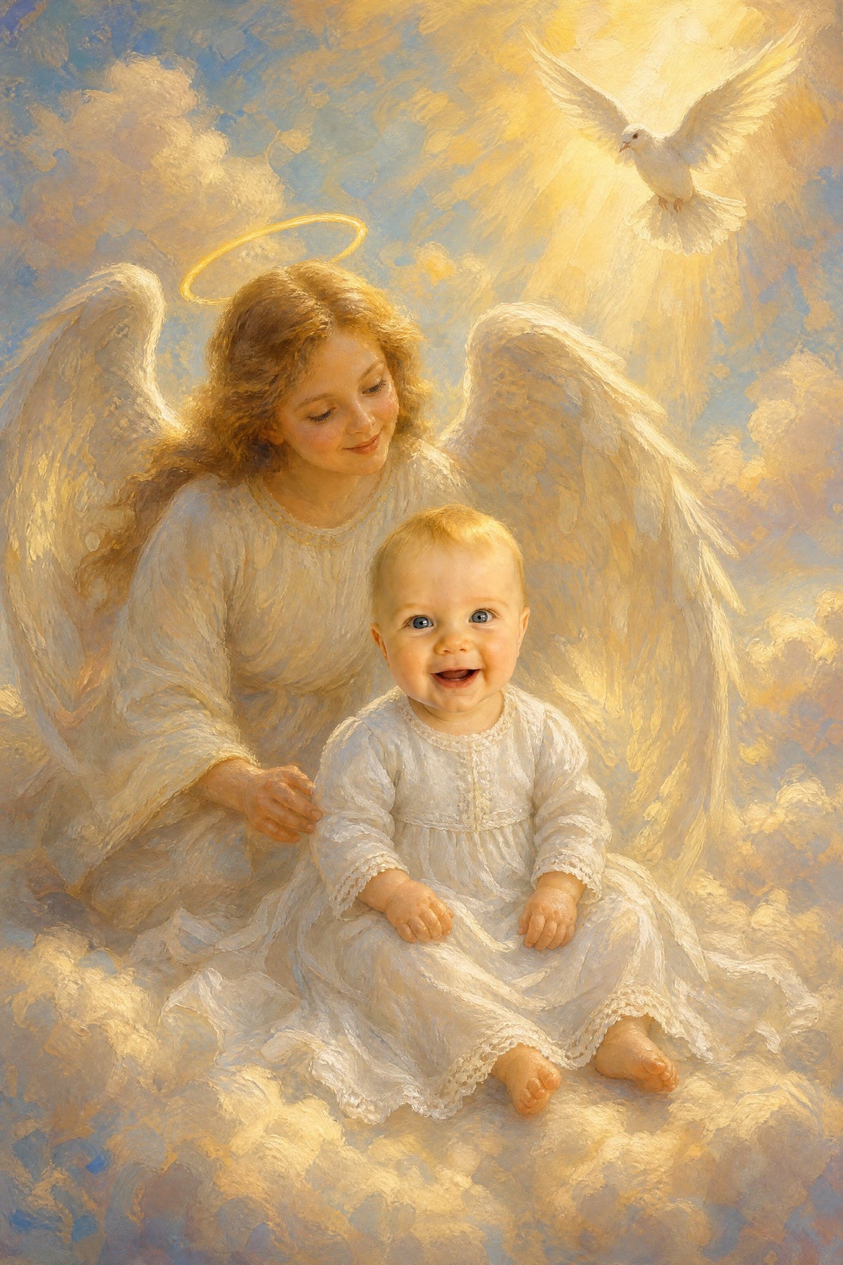 Baptism Blessing: sample painting 4