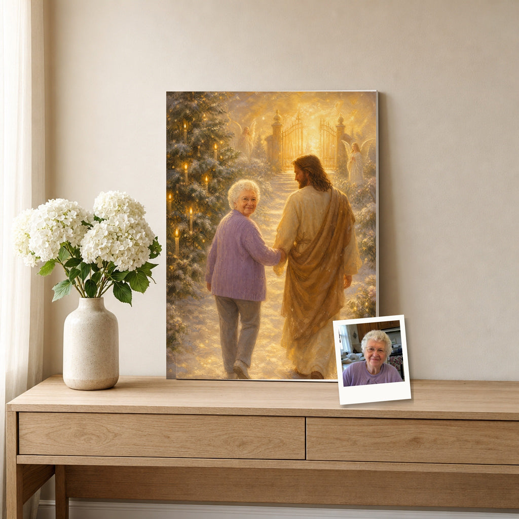 Christmas in Heaven: room mockup, console