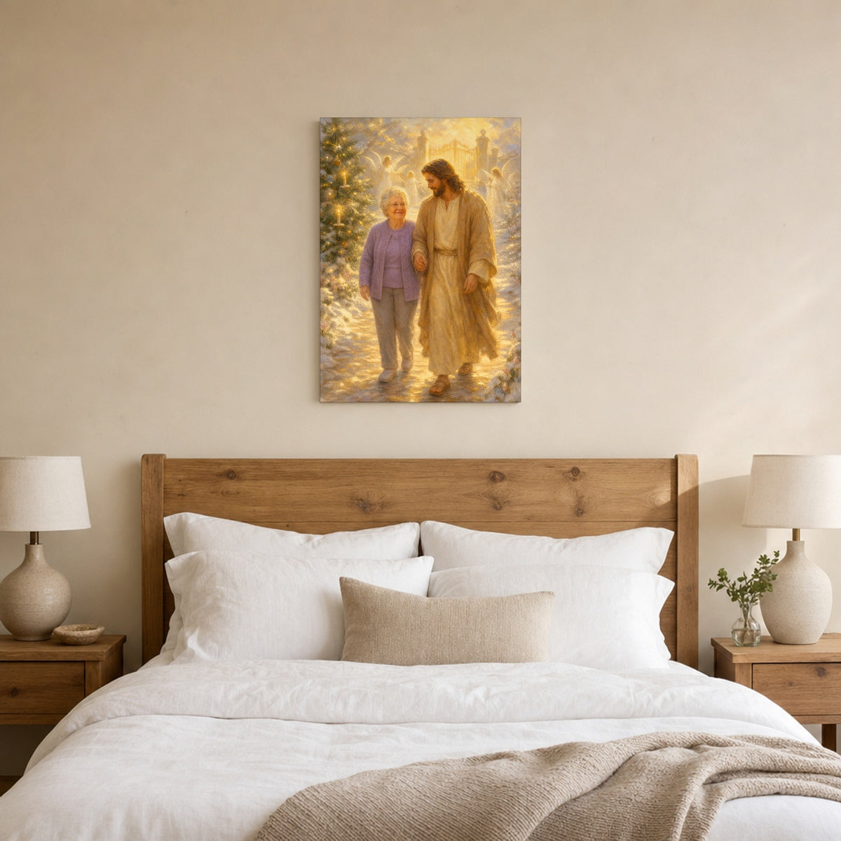 Christmas in Heaven: room mockup, bedroom