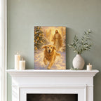Christmas in Heaven (Pet): room mockup, mantel