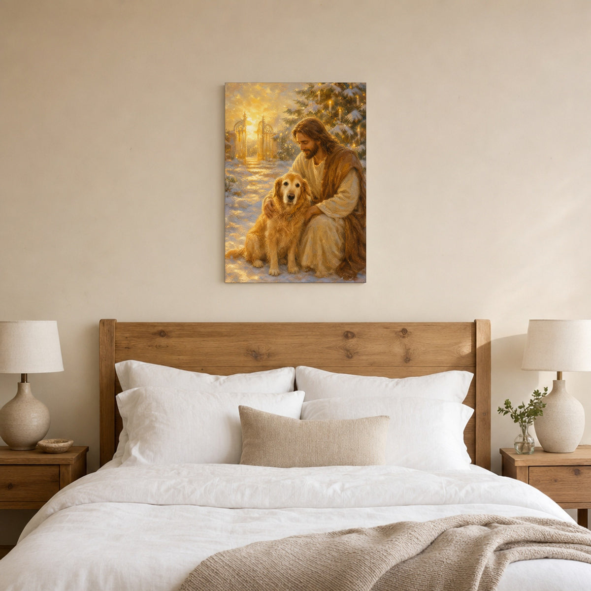 Christmas in Heaven (Pet): room mockup, bedroom