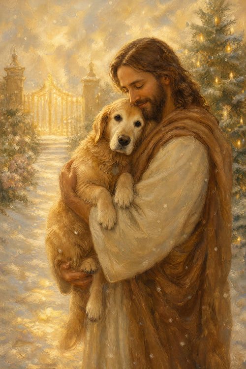 Christmas in Heaven (Pet): sample painting 2
