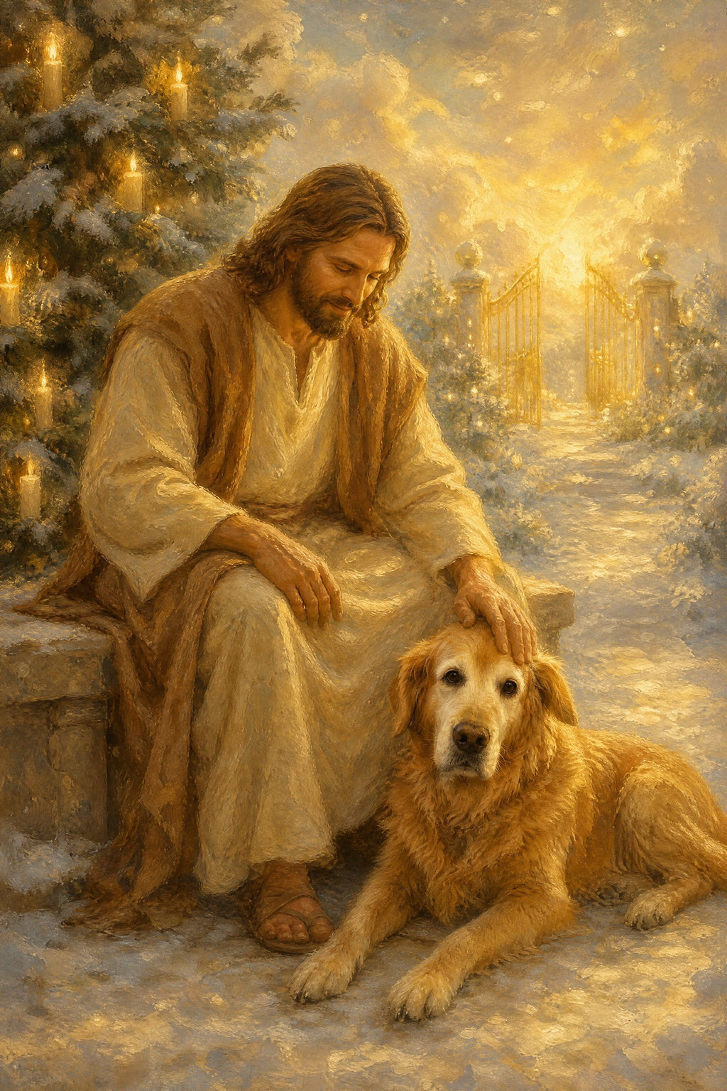Christmas in Heaven (Pet): sample painting 4