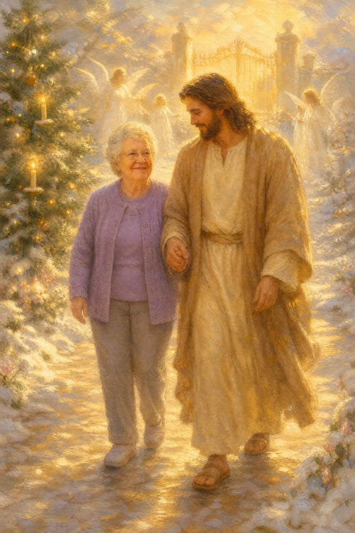 Christmas in Heaven: sample painting 1