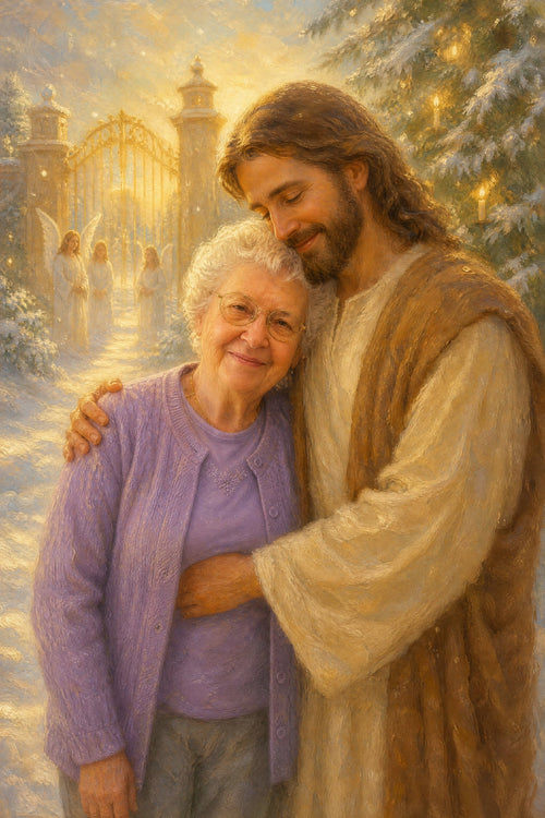 Christmas in Heaven: sample painting 2