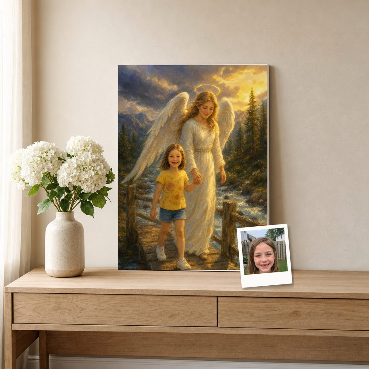 Guardian Angel Bridge: room mockup, console