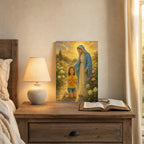 Under Mary's Mantle: room mockup, nightstand