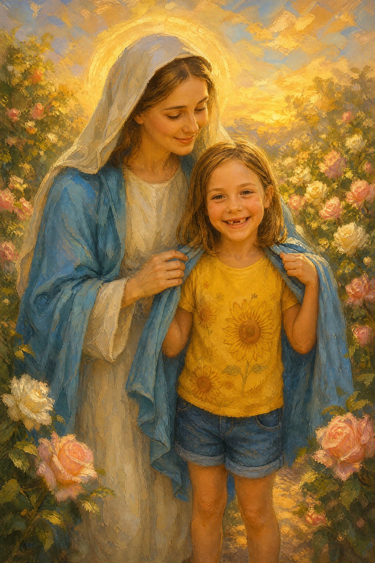Under Mary's Mantle: sample painting 2