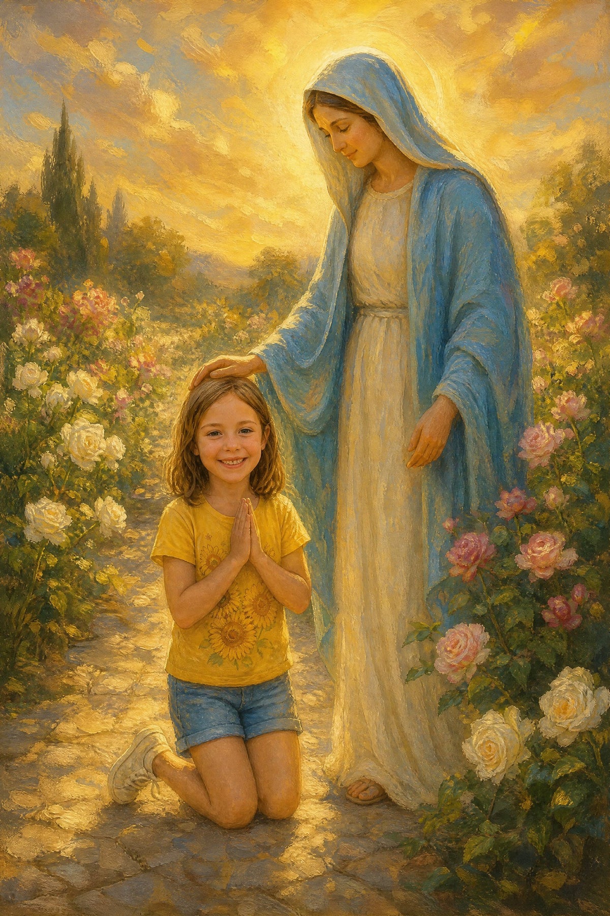 Under Mary's Mantle: sample painting 3