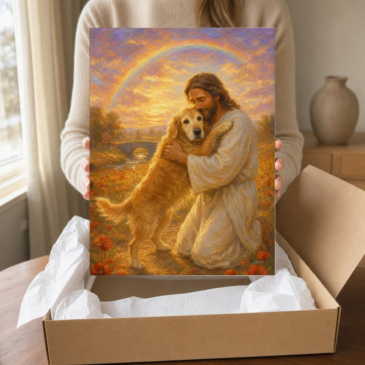 Rainbow Bridge: room mockup, gift