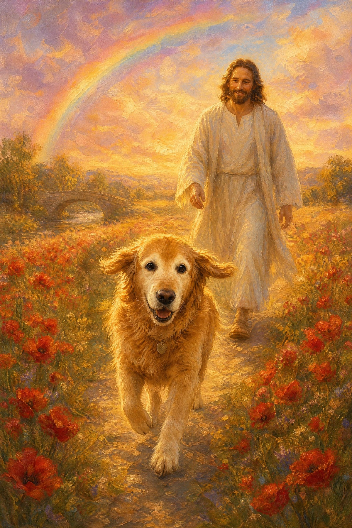 Rainbow Bridge: sample painting 4