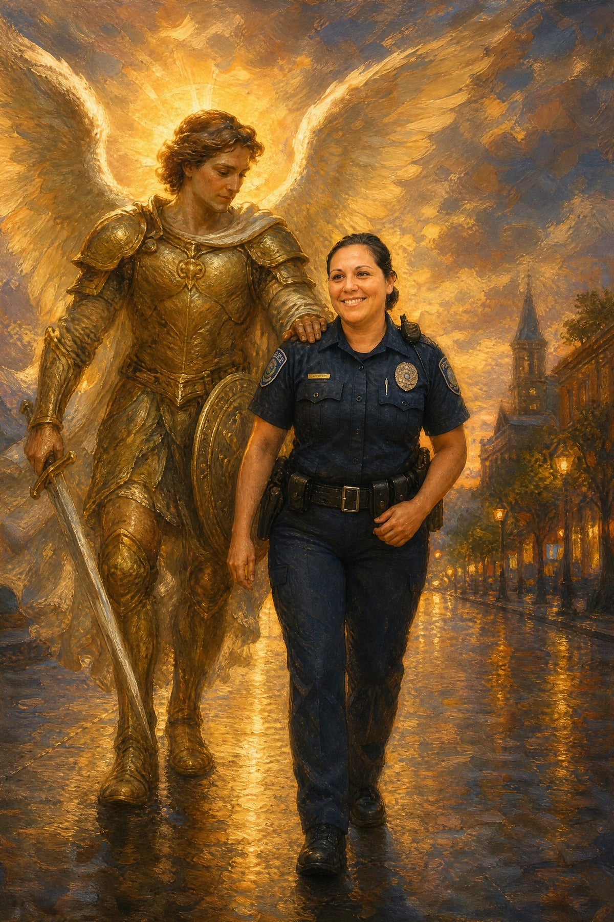 St. Michael Protector: sample painting 3
