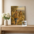 Walk with Jesus: room mockup, console
