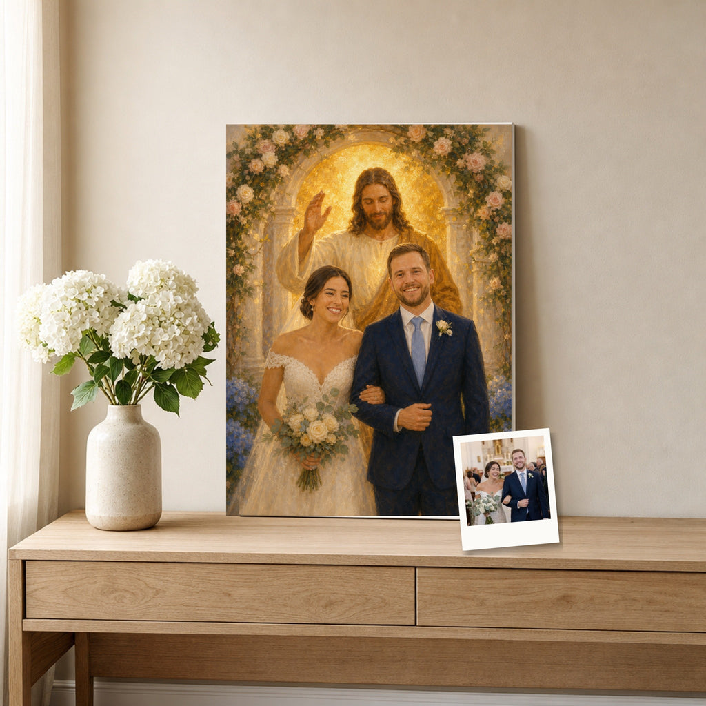 Wedding Blessing: room mockup, console