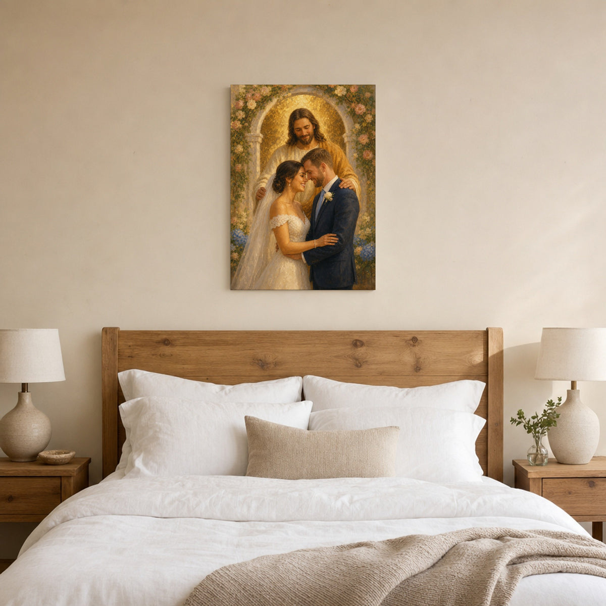 Wedding Blessing: room mockup, bedroom